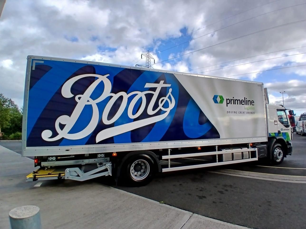 Primeline Introduce New Boots Co-Branded Trucks